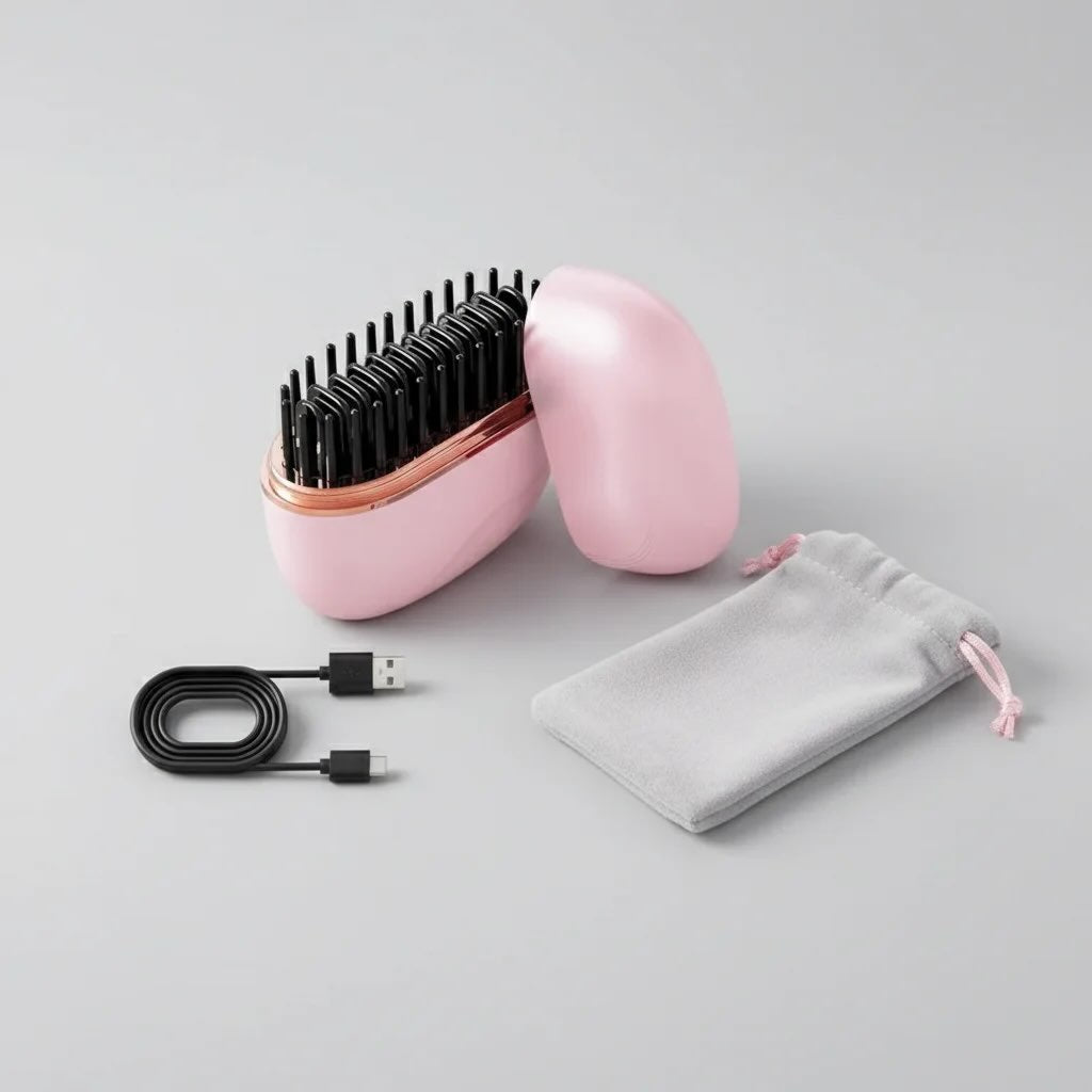 Mini Hair Straightener - Portable Hair Straightener with 3 Temperature Levels